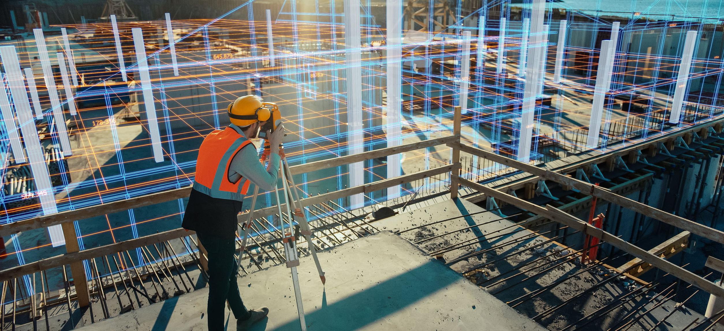 Digitalisation, BIM d'une construction en chantier