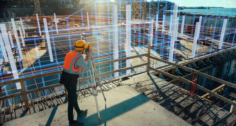 Digitalisation, BIM d'une construction en chantier