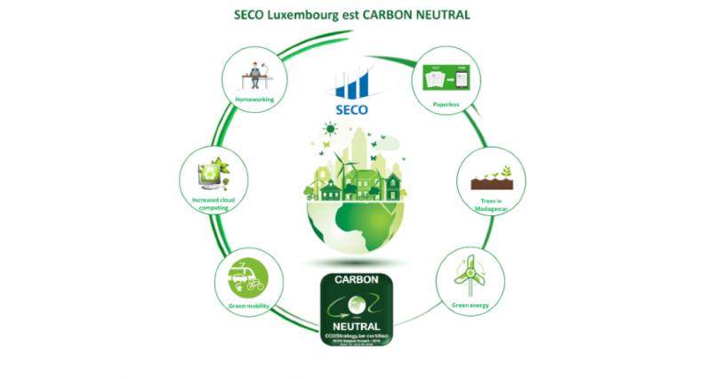 SECO Luxembourg, suite à son bilan carbone 2019, a compensé ses émissions carbone et est maintenant Carbon Neutral.