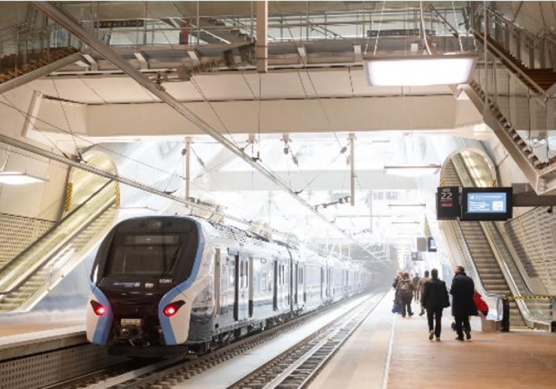 Mise en service en mai 2024 de la gare souterraine Porte Maillot à Paris