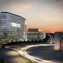 La banque BGL BNP Paribas située au Kirchberg, Luxembourg