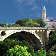 Rénovation du pont adolphe au Luxembourg