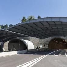Le Tunnel Grouft de la A7 situé à Lorentzweiler